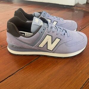 New Balance Lavender and Black Sneakers